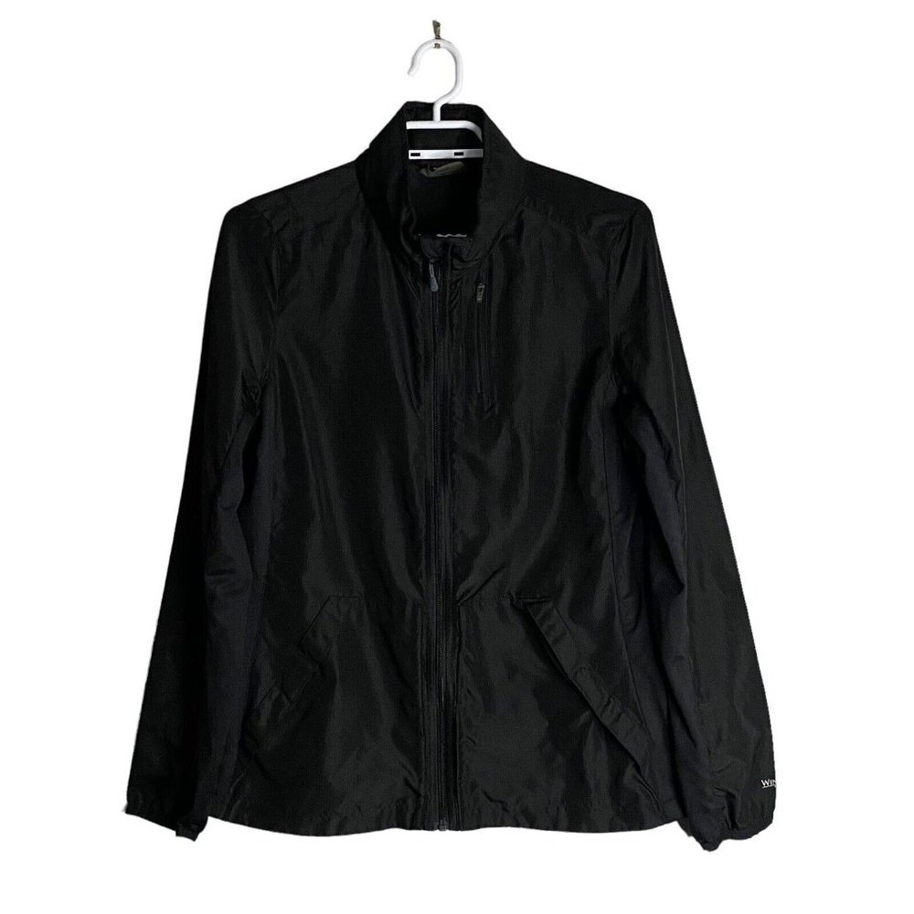 Windriver Black Full Zip Lightweight Hooded Jacket